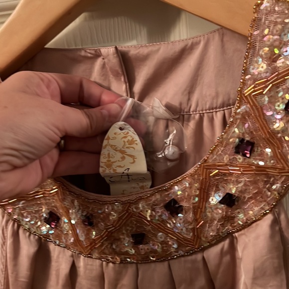 Pale Pink sequined top-XL - Picture 6 of 6